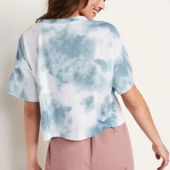 David Bowie Ziggy Stardust Tie Dye Cropped Tee - Picture 2 of 7